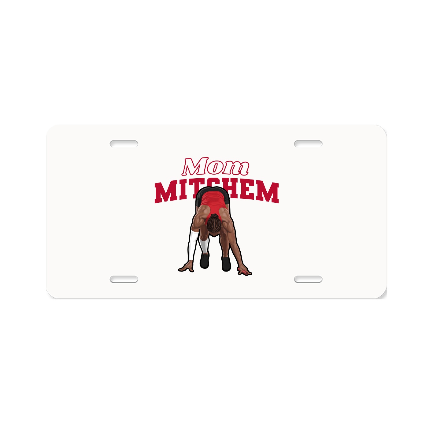 License Plate — Mothers Day Block in Classic