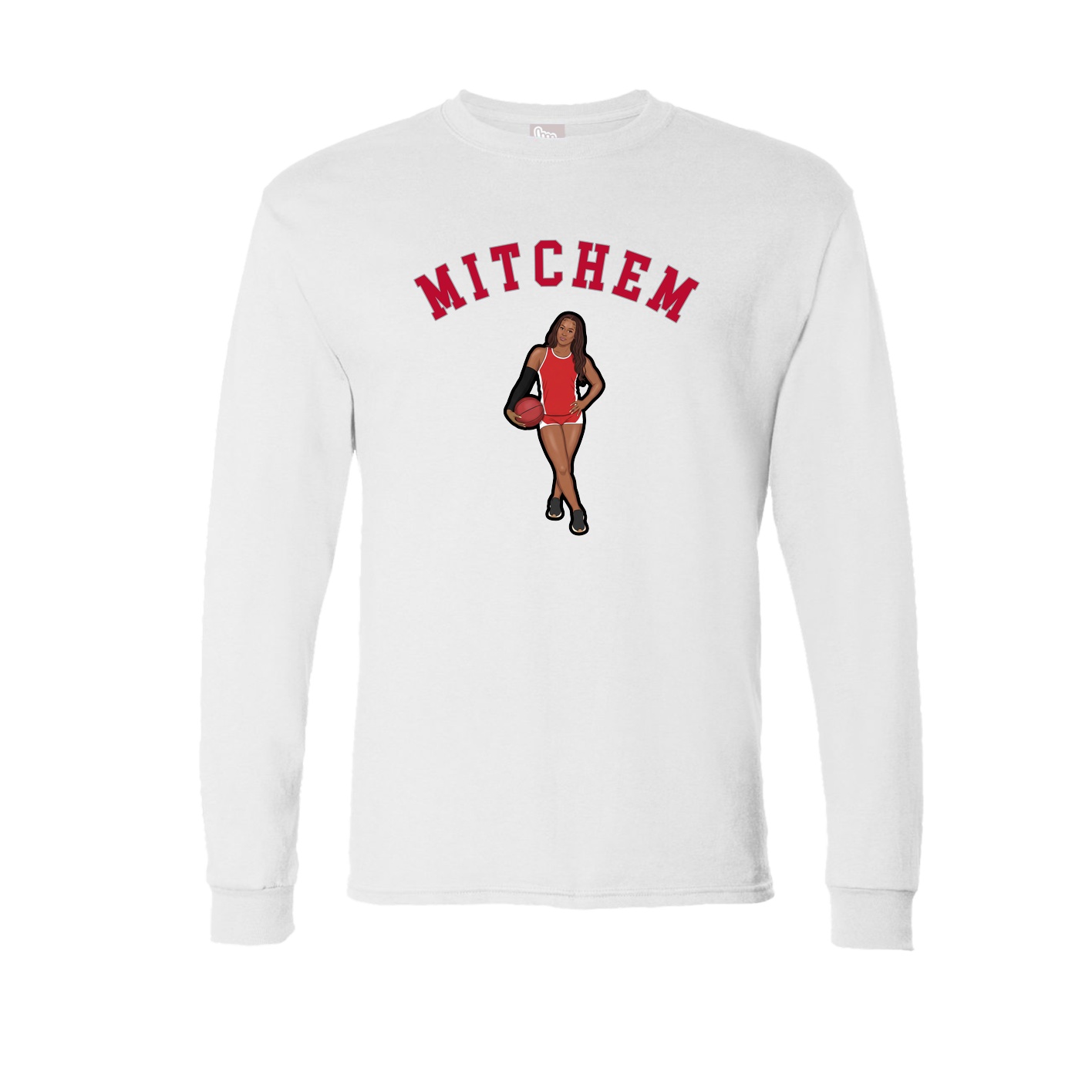 Long Sleeve Tee — Shirsey Arch in White