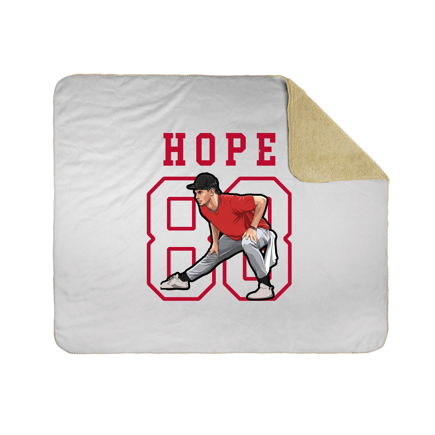Throw Blanket — Shirsey in White
