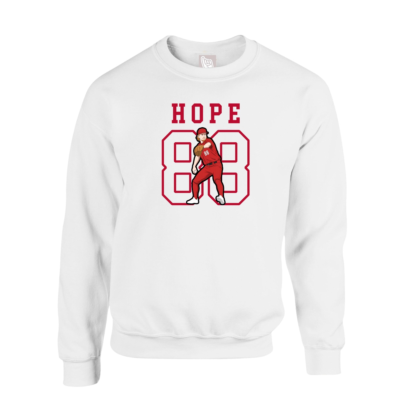 Fleece Crew — Shirsey in White