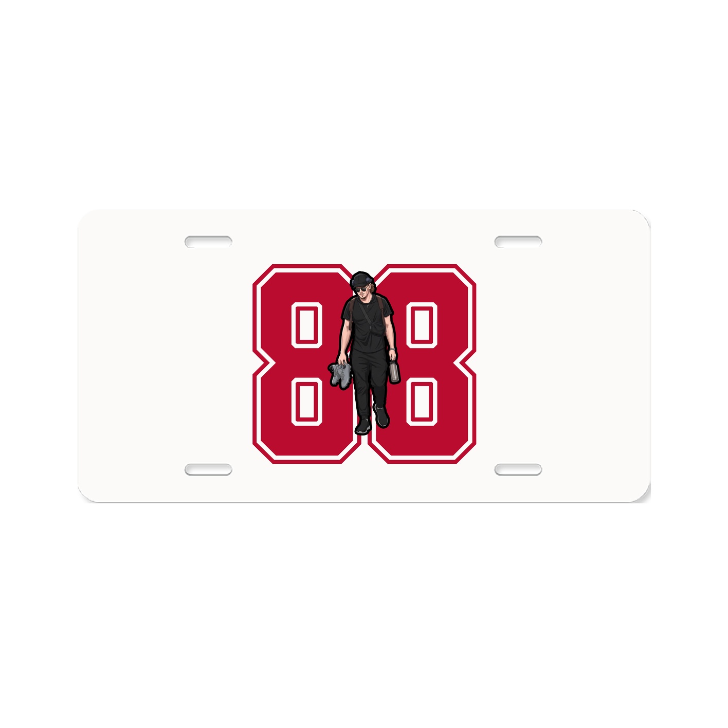 License Plate — Number in Classic