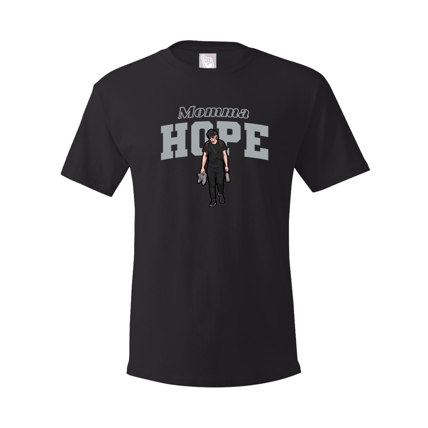 Youth Tee — Mothers Day Block in Black