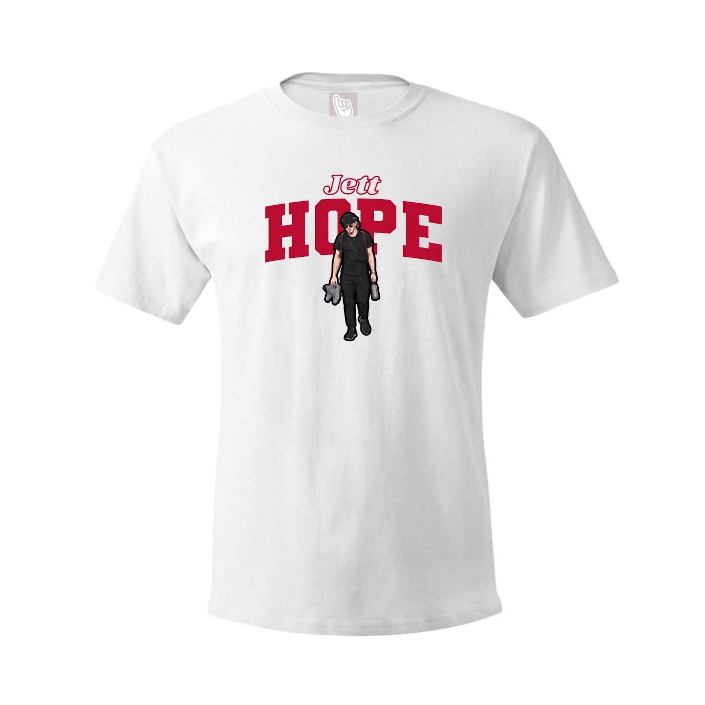 Tee — Name Arch in White