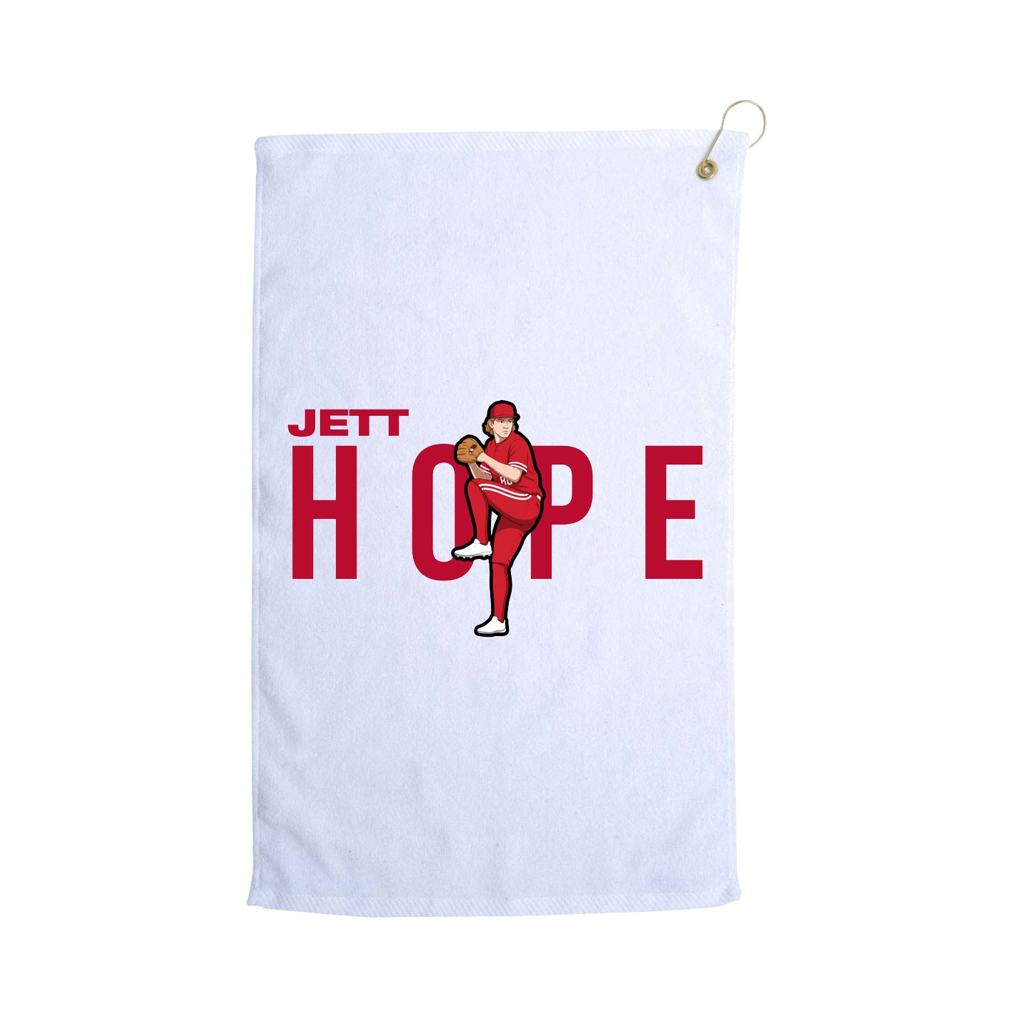 Golf Towel — Player Name in White