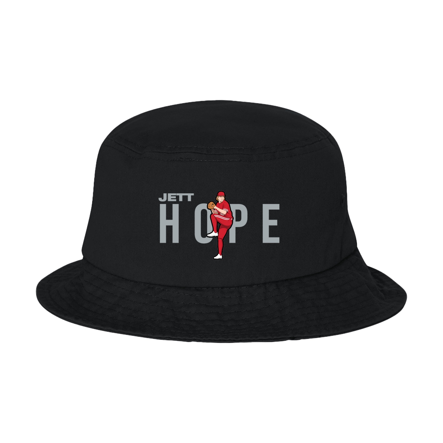 Bucket Cap — Player Name in Black