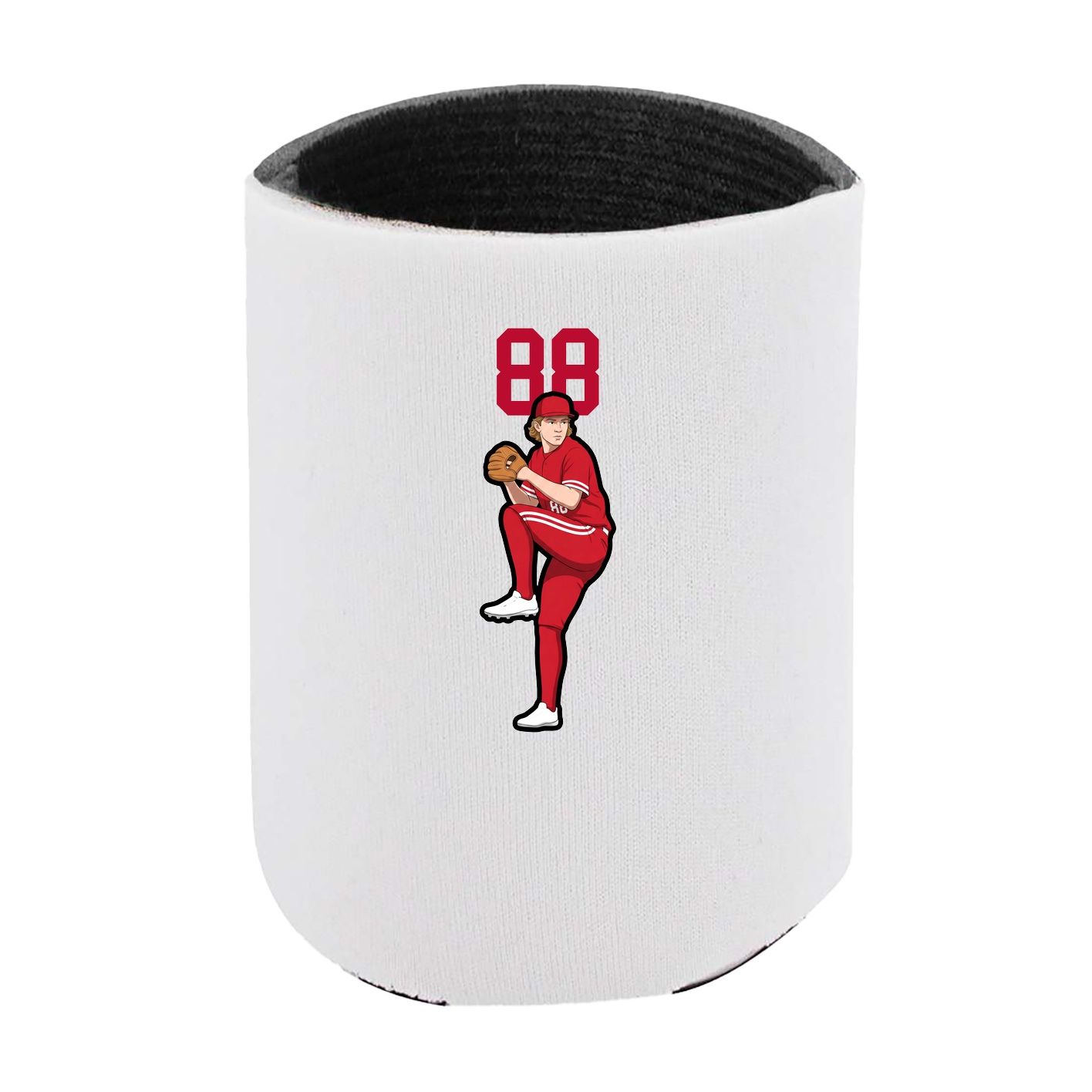 Can Holder — Number Top in White