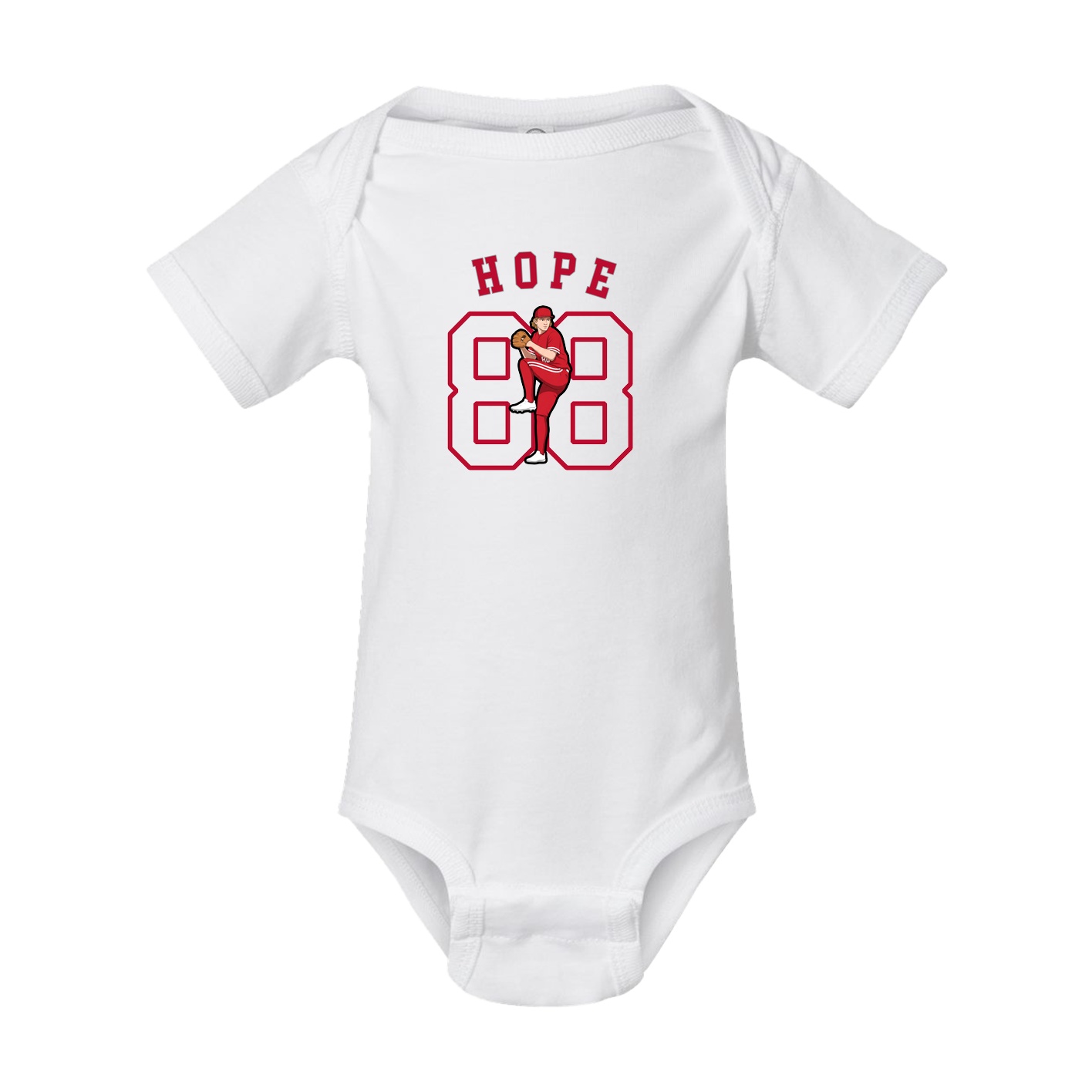 Baby Onesie — Shirsey Arch in White