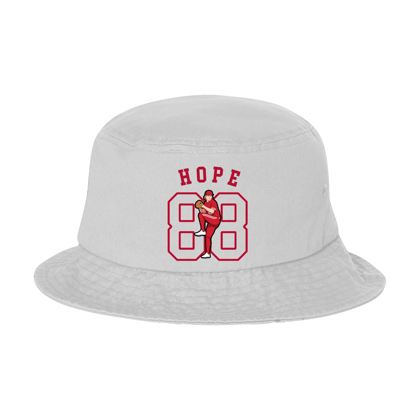 Bucket Cap — Shirsey Arch in White