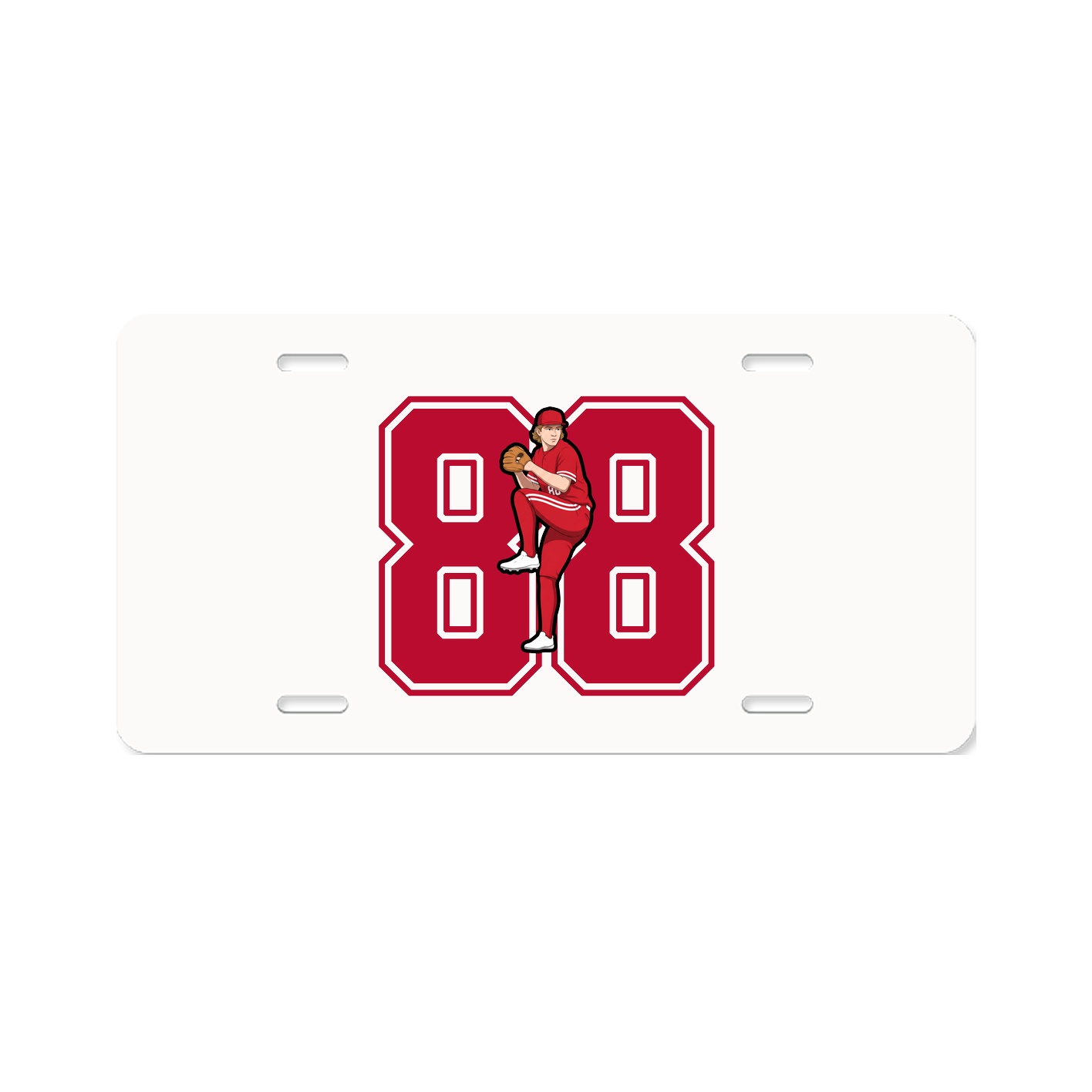 License Plate — Number in Classic