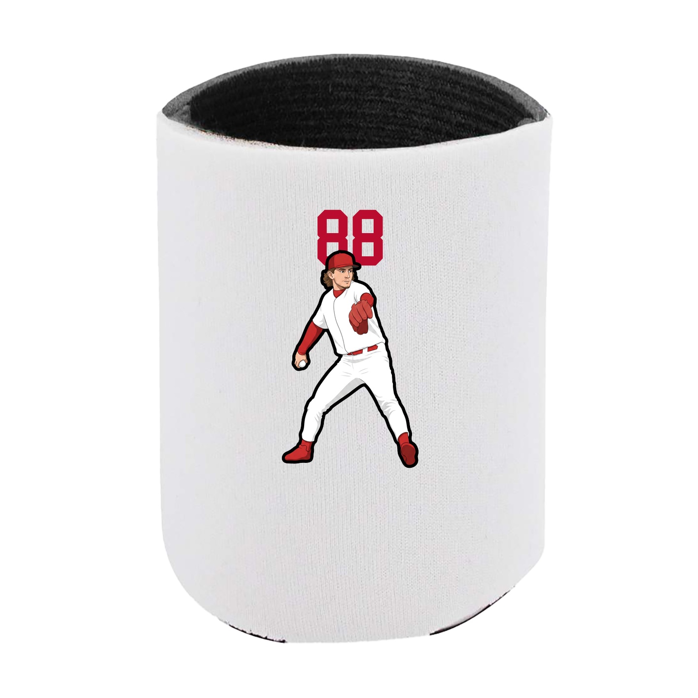 Can Holder — Number Top in White