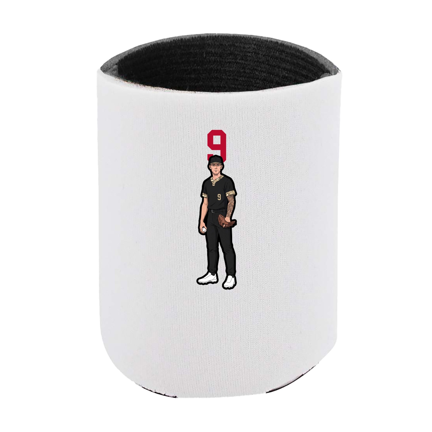 Can Holder — Number Top in White
