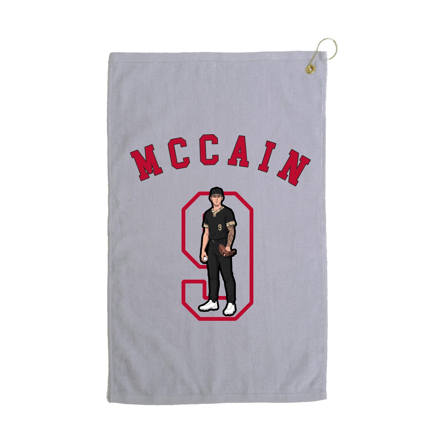 Golf Towel — Shirsey Arch in Grey