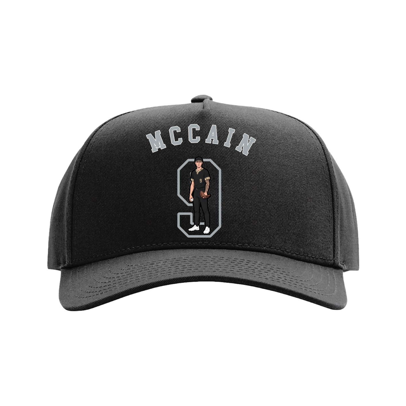 Full Fabric Five-Panel Champ Cap