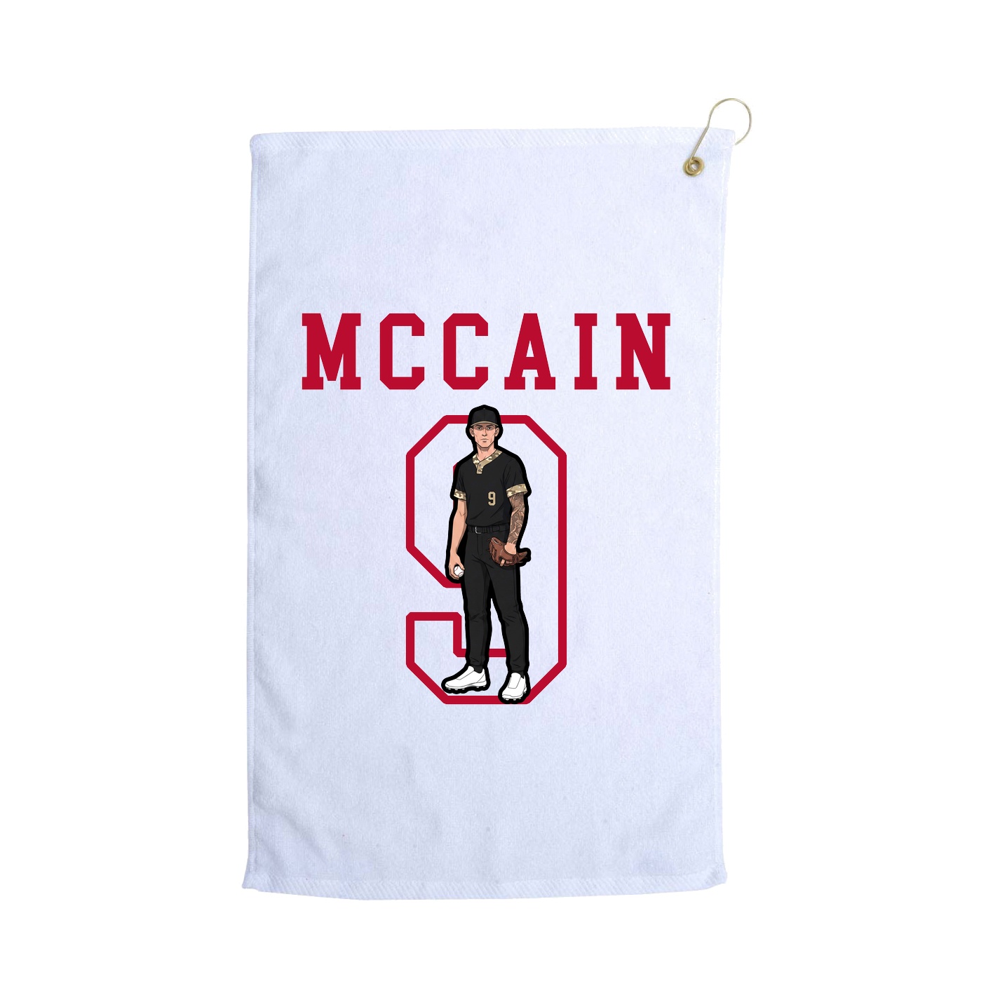 Golf Towel — Shirsey in White