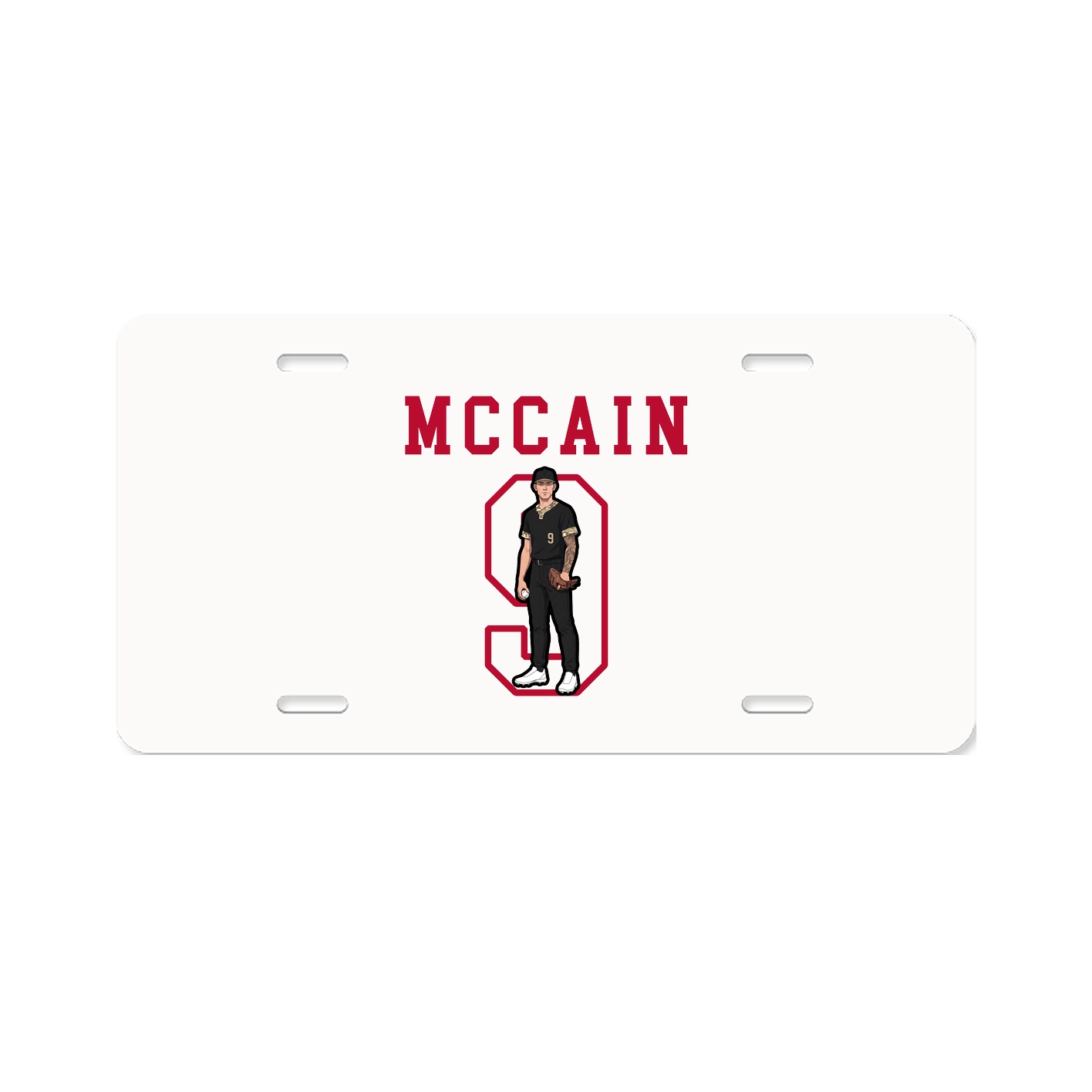 License Plate — Shirsey in Classic