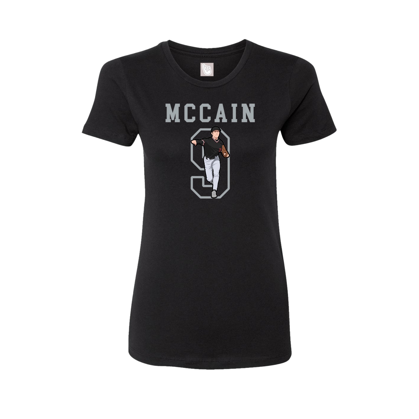 Fitted Women's Tee — Shirsey in Black