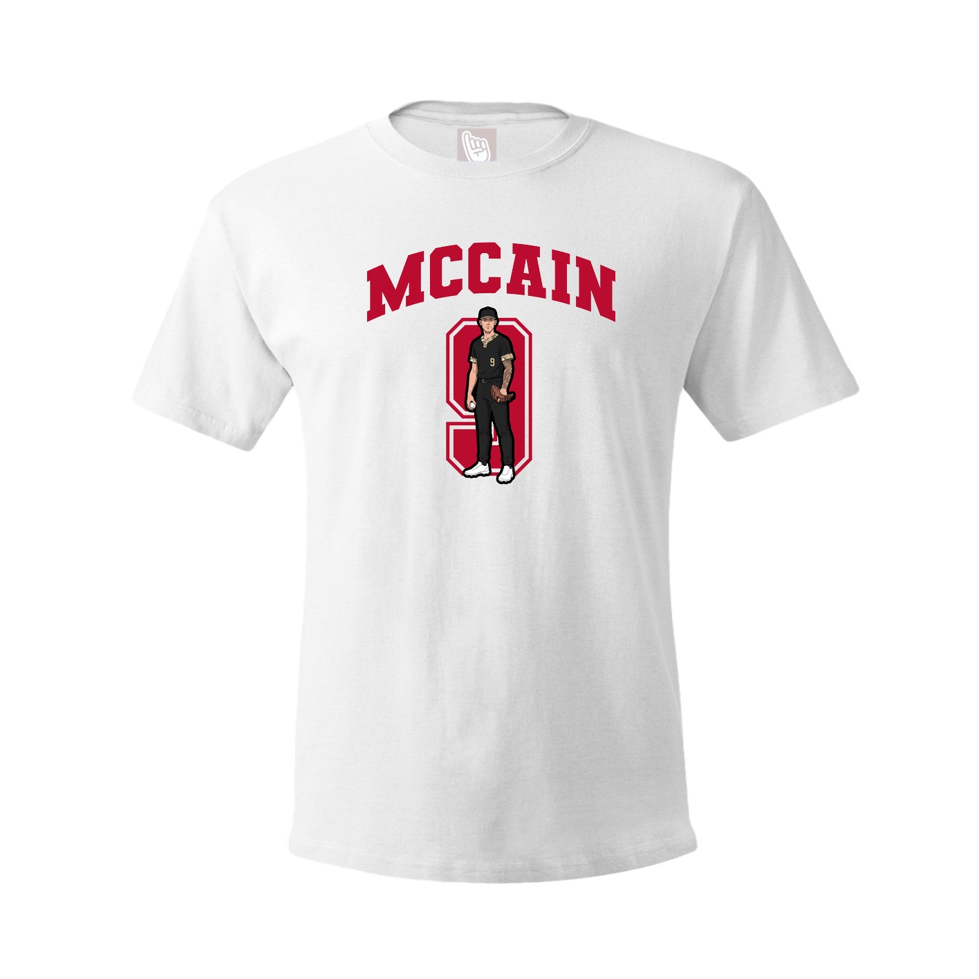 Tee — Number in White