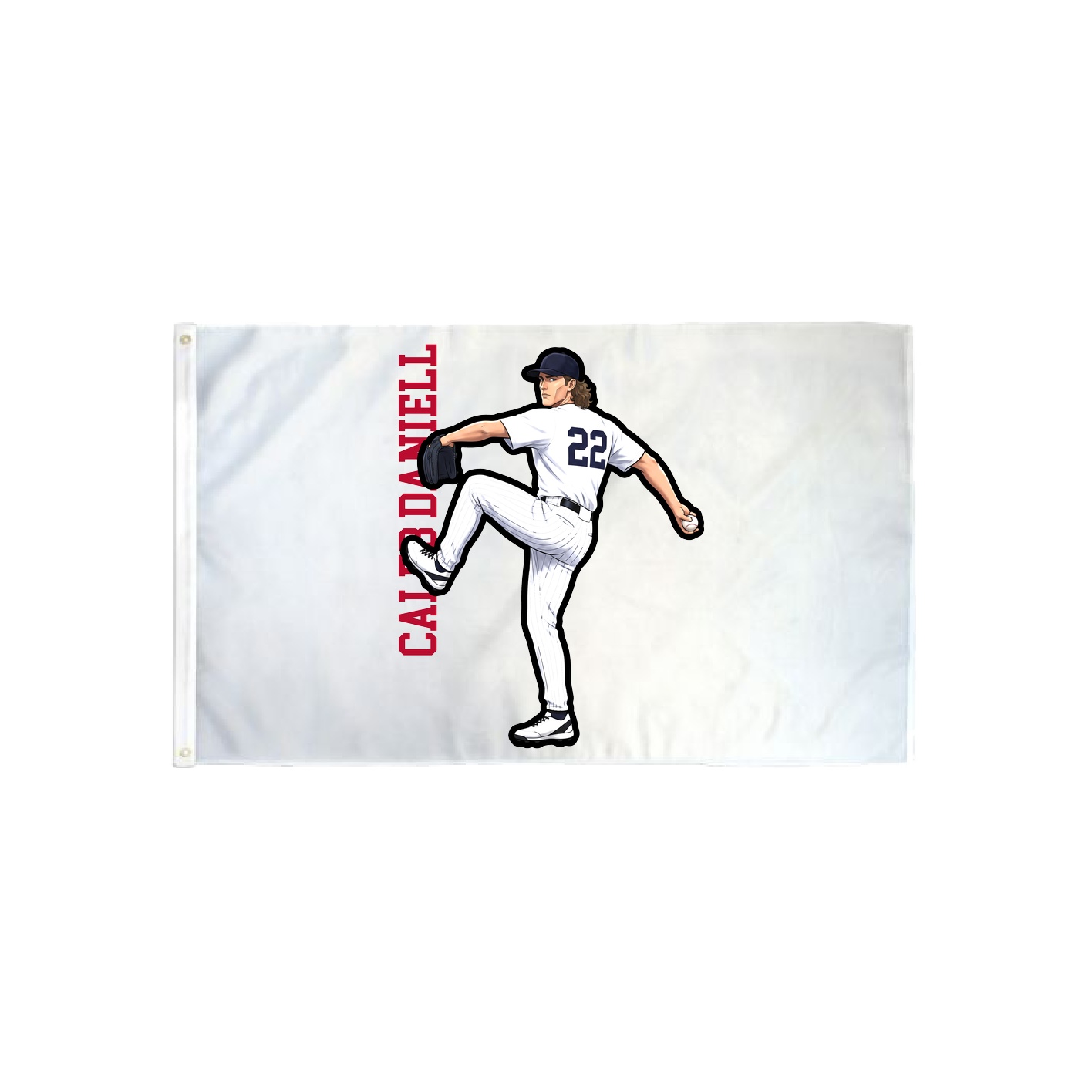 3x5 Flag — Name Vertical in Classic