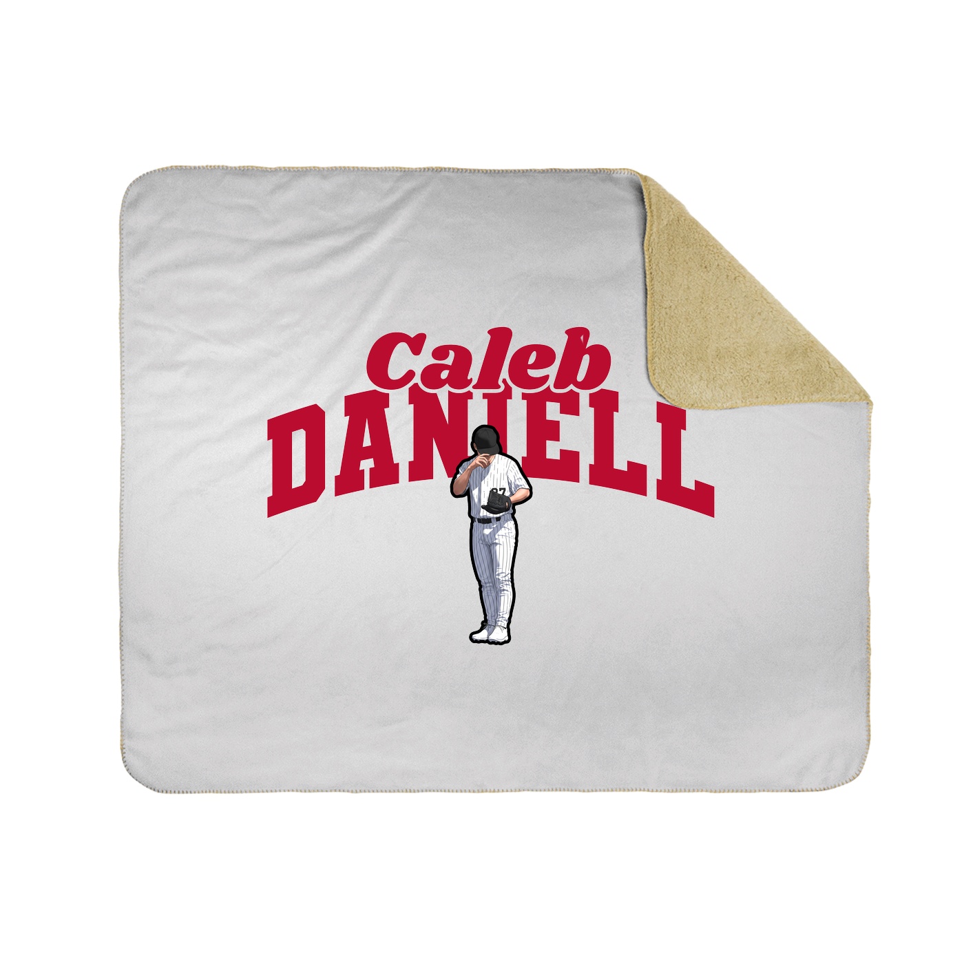 Throw Blanket — Signature Arch in White