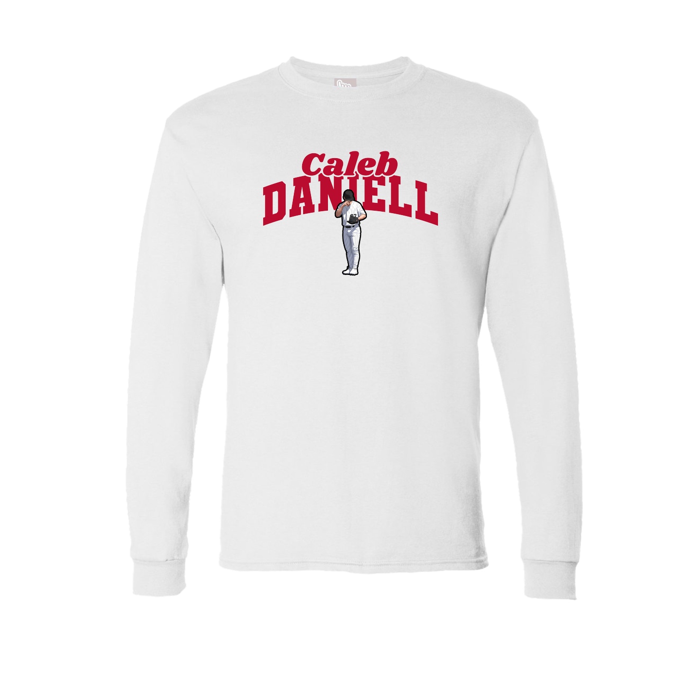 Long Sleeve Tee — Signature Arch in White