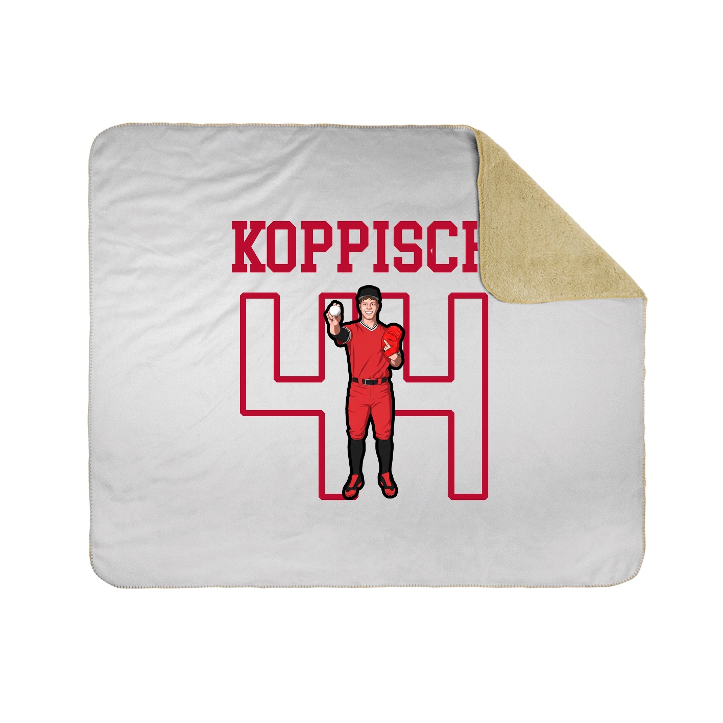 Throw Blanket — Shirsey in White