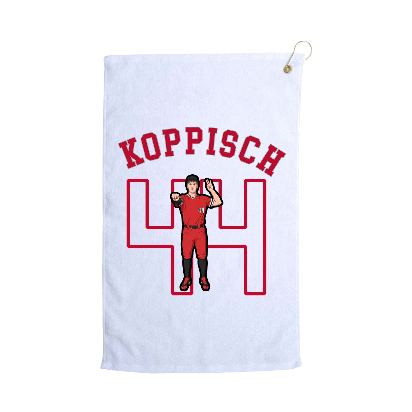 Golf Towel — Shirsey Arch in White