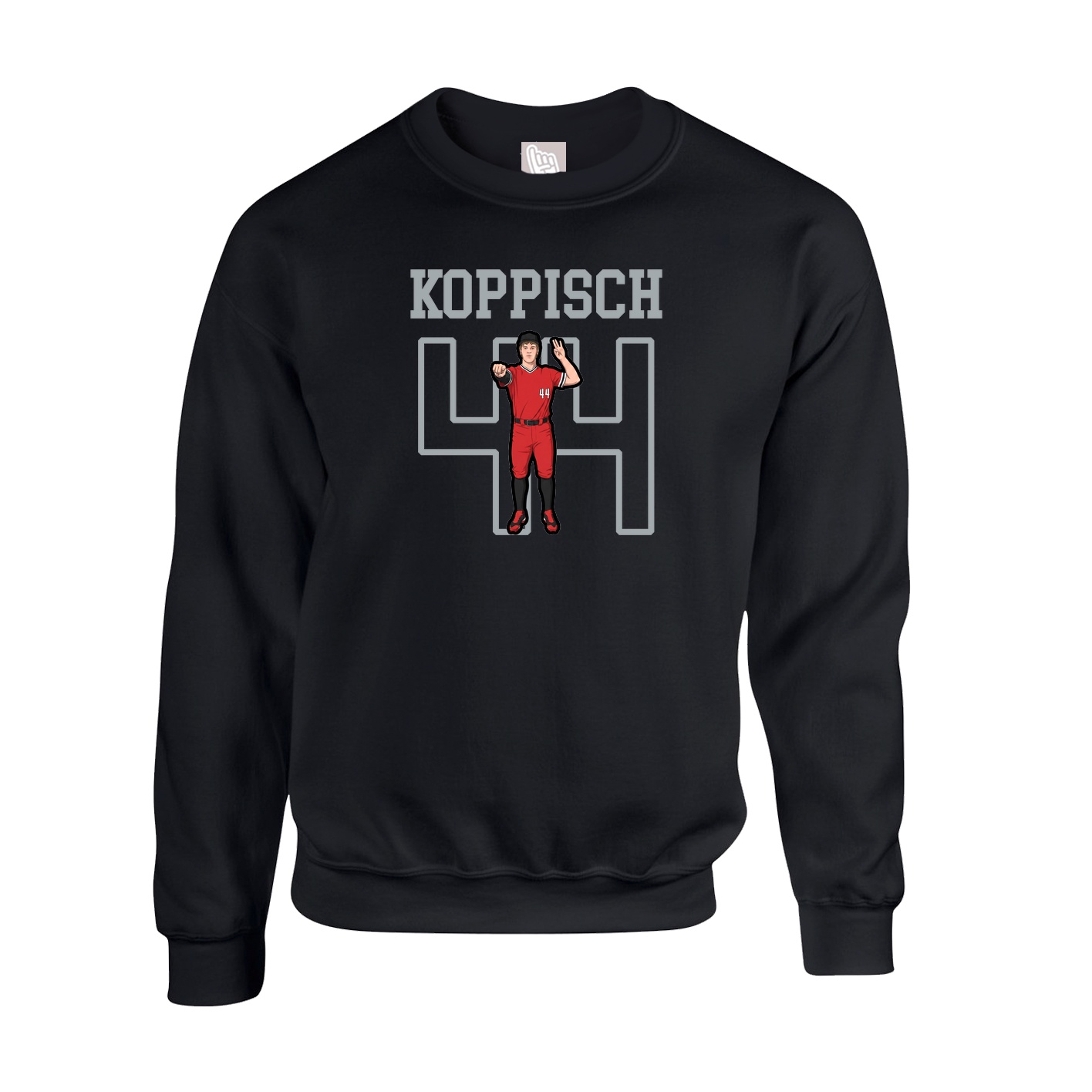 Fleece Crew — Shirsey in Black
