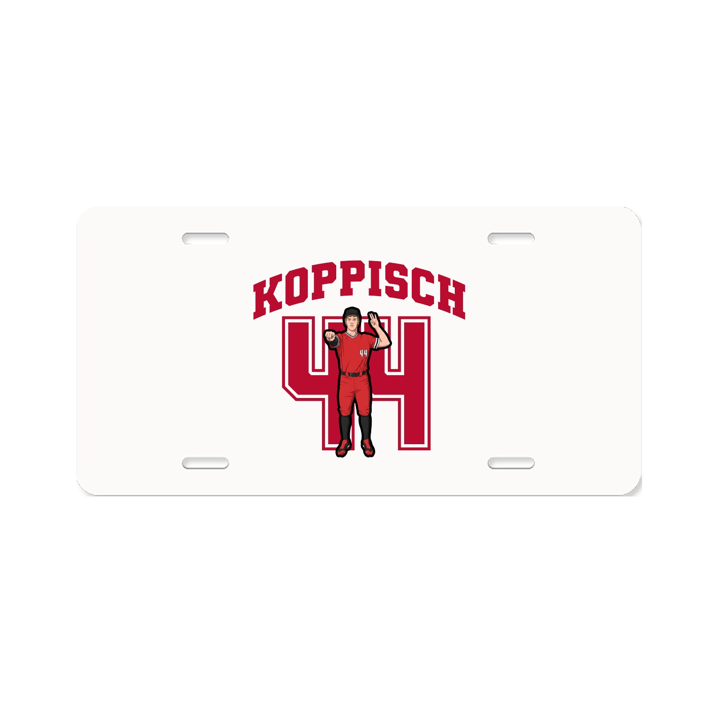 License Plate — Number in Classic