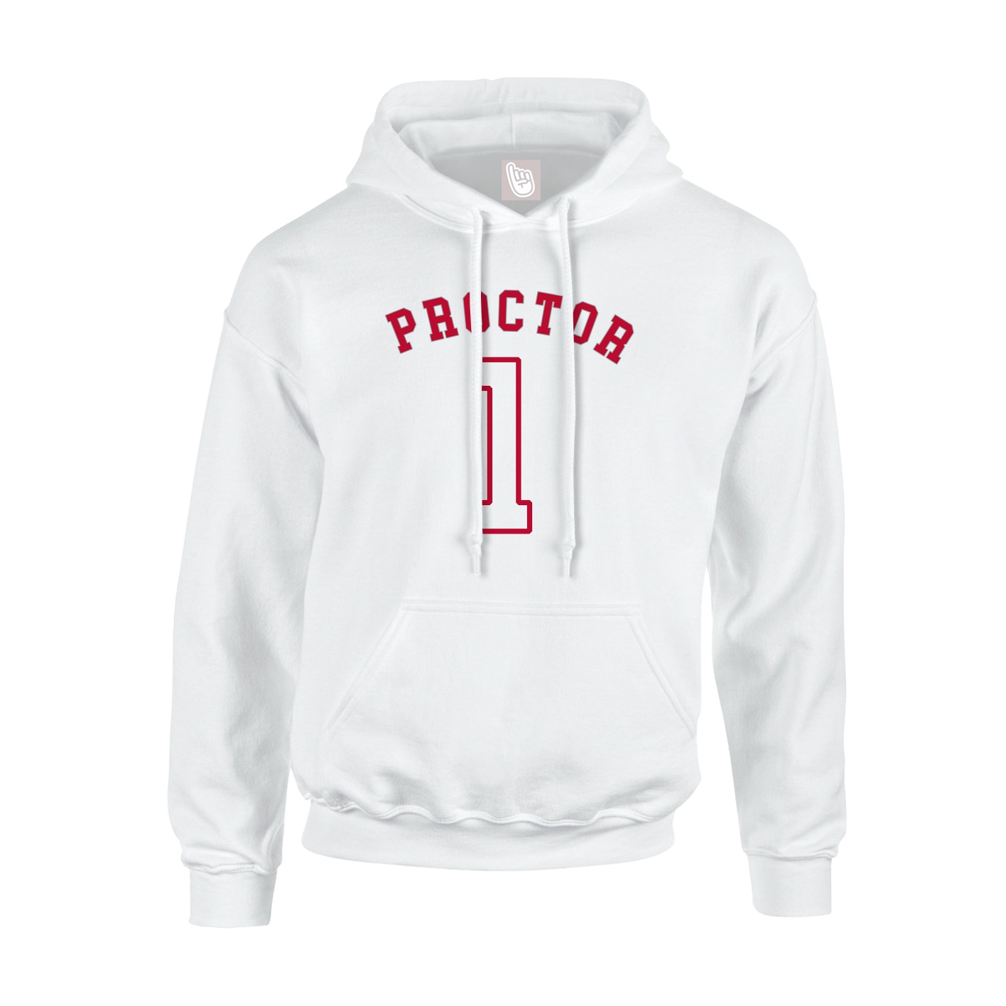 Hoodie — Shirsey Arch in White