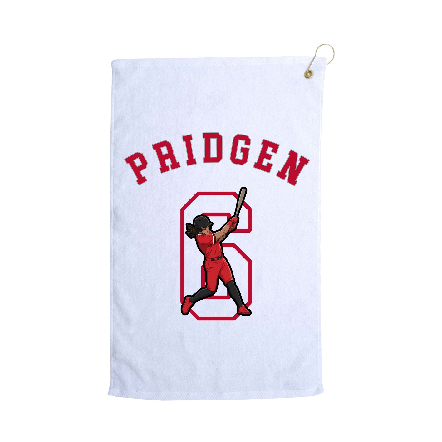 Golf Towel — Shirsey Arch in White