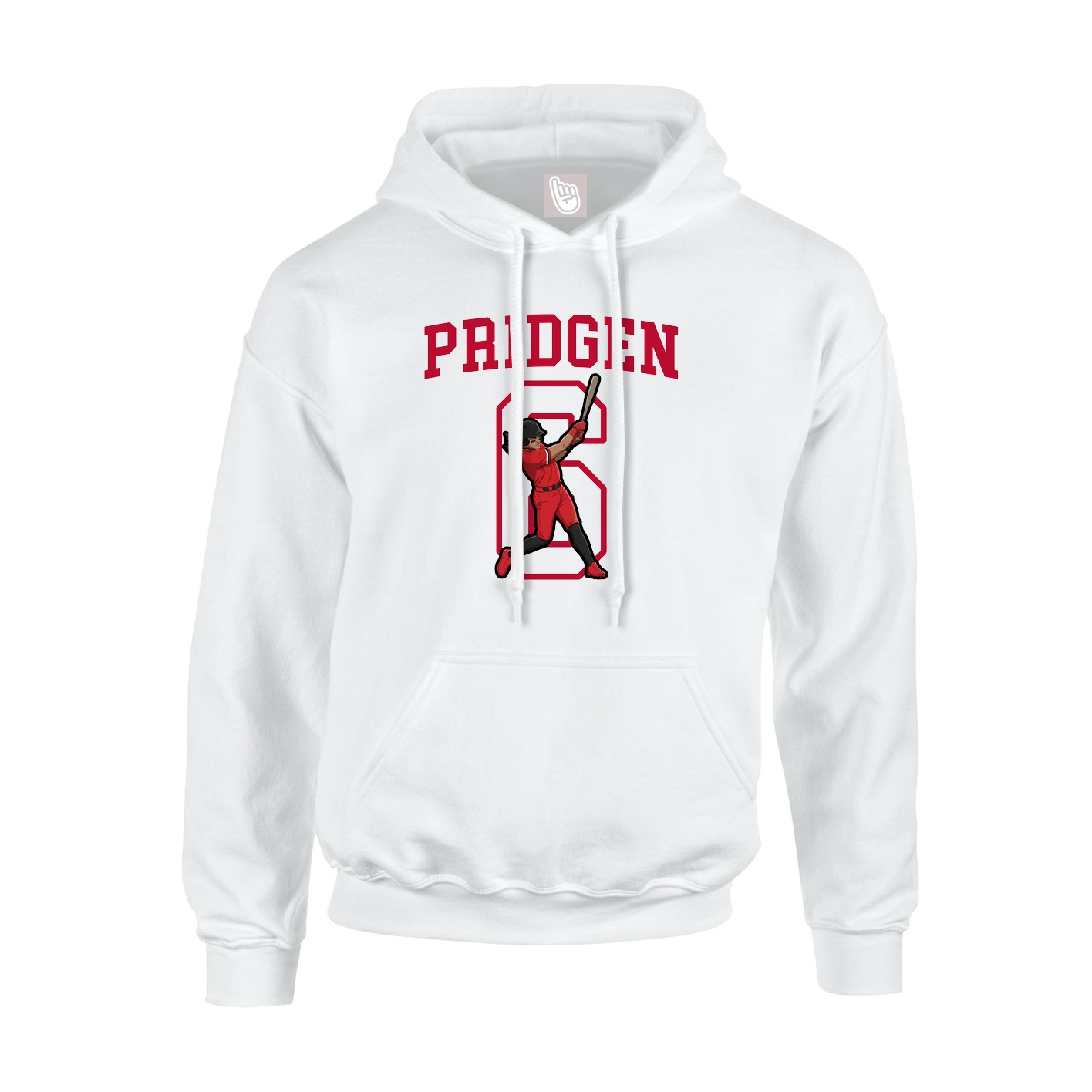 Hoodie — Shirsey in White