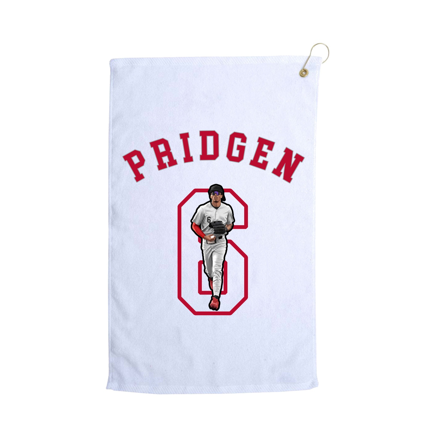 Golf Towel — Shirsey Arch in White