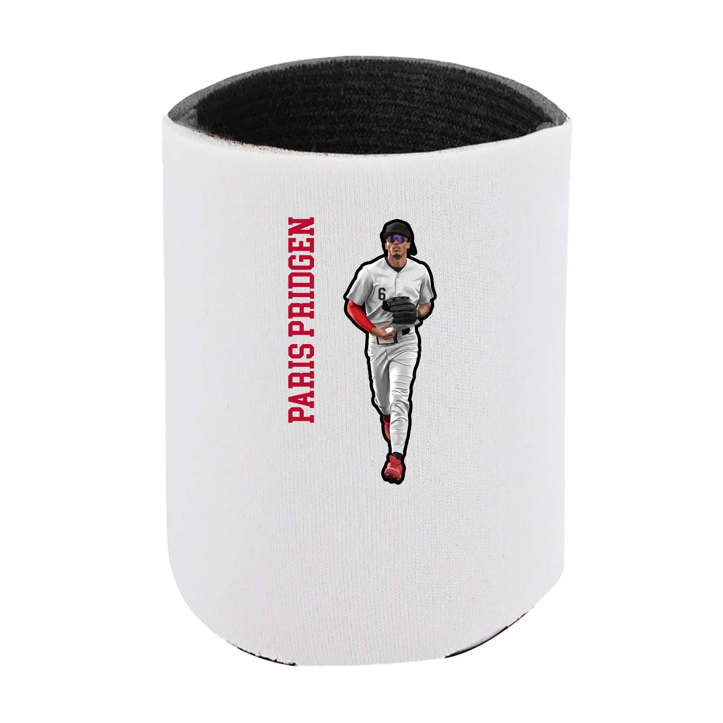 Can Holder — Name Vertical in White