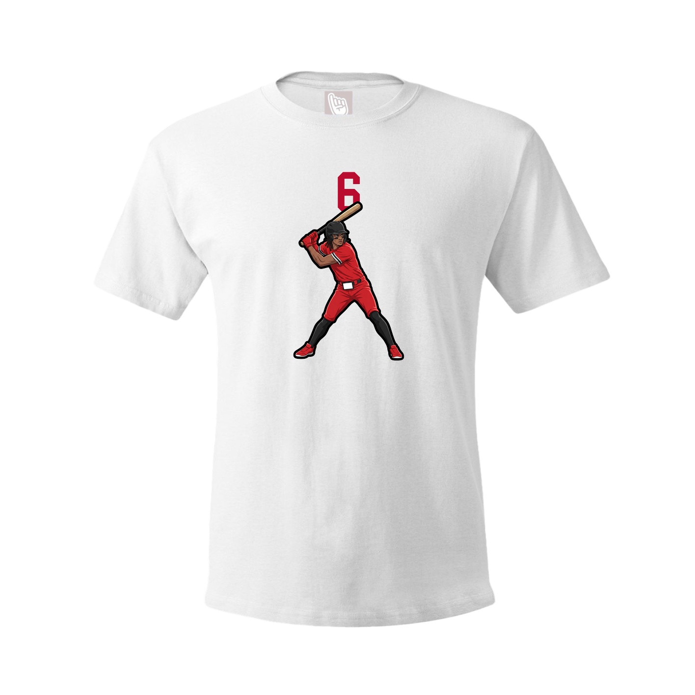 Tee — Number Top in White