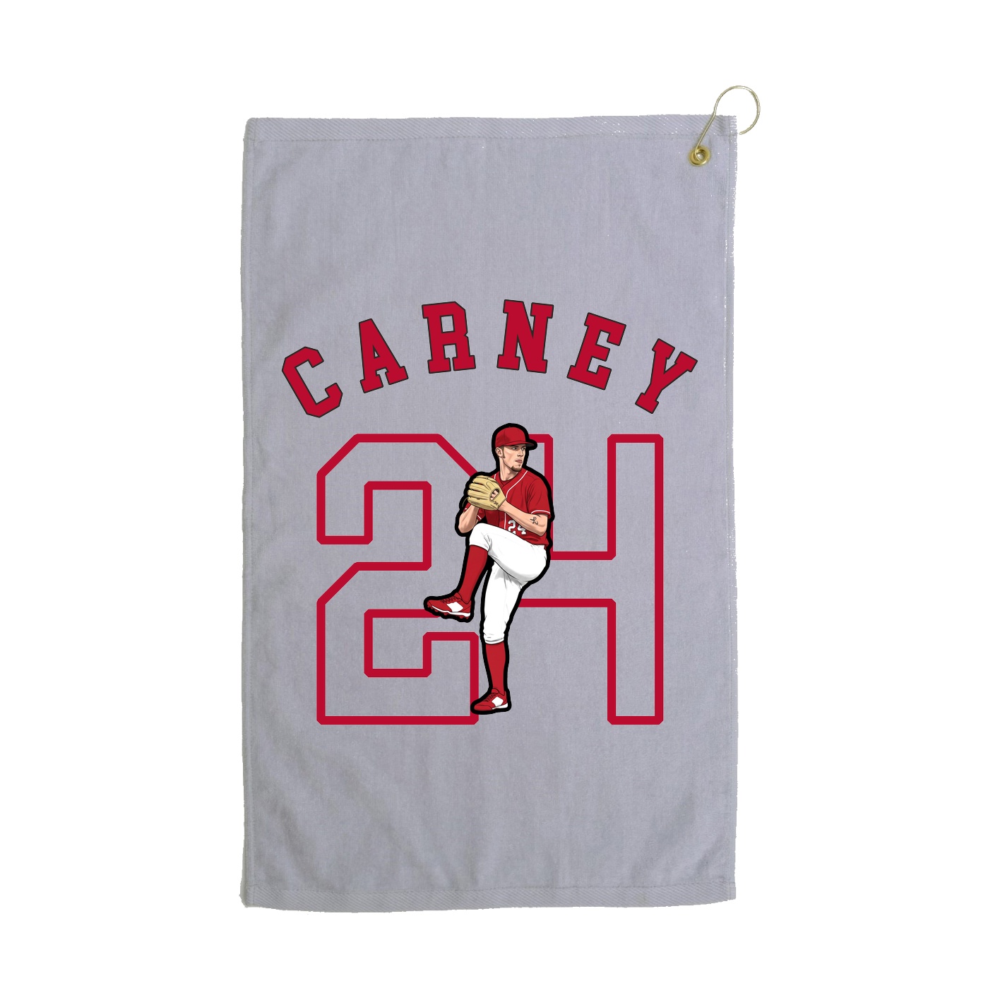 Golf Towel — Shirsey Arch in Grey