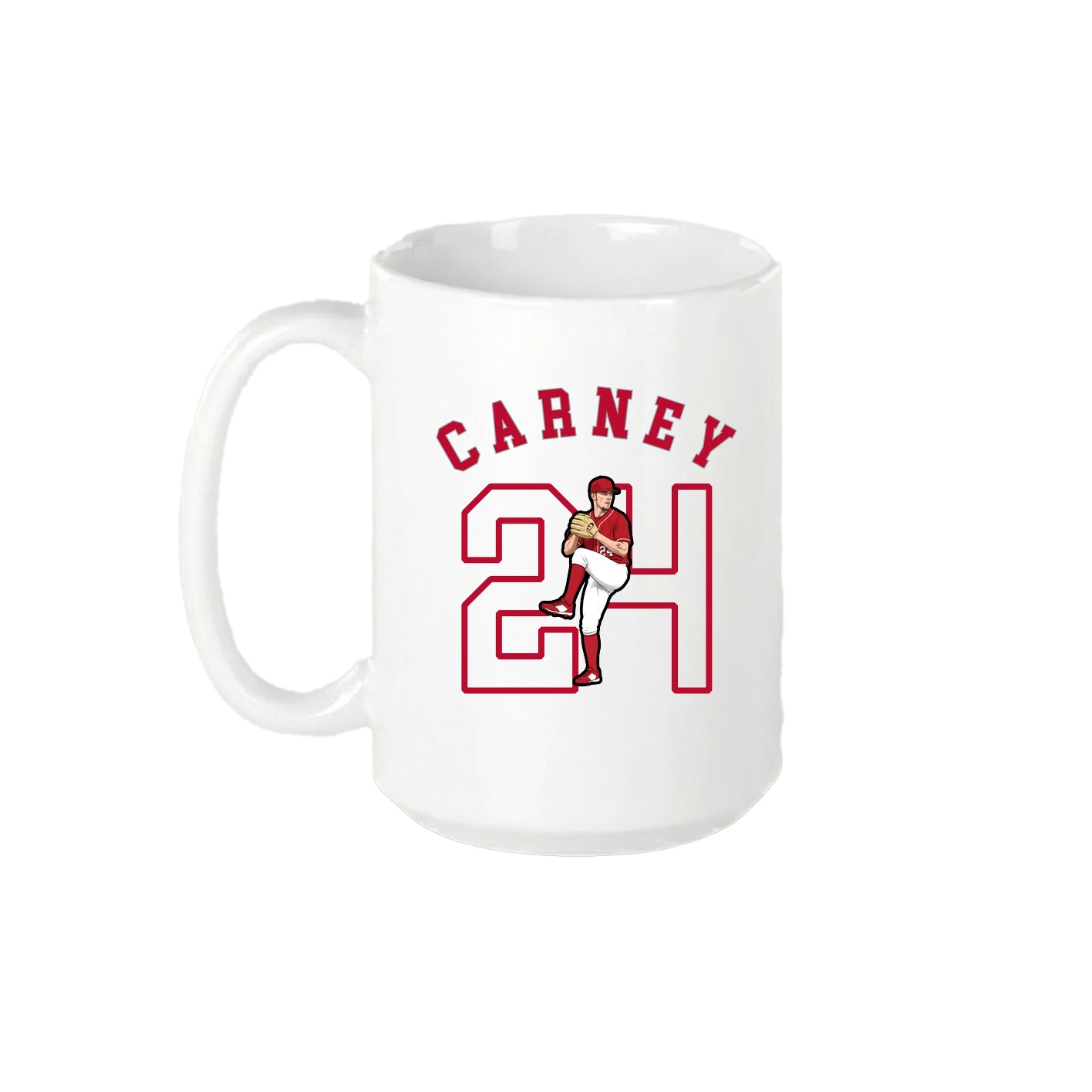 15oz Coffee Mug — Shirsey Arch in White