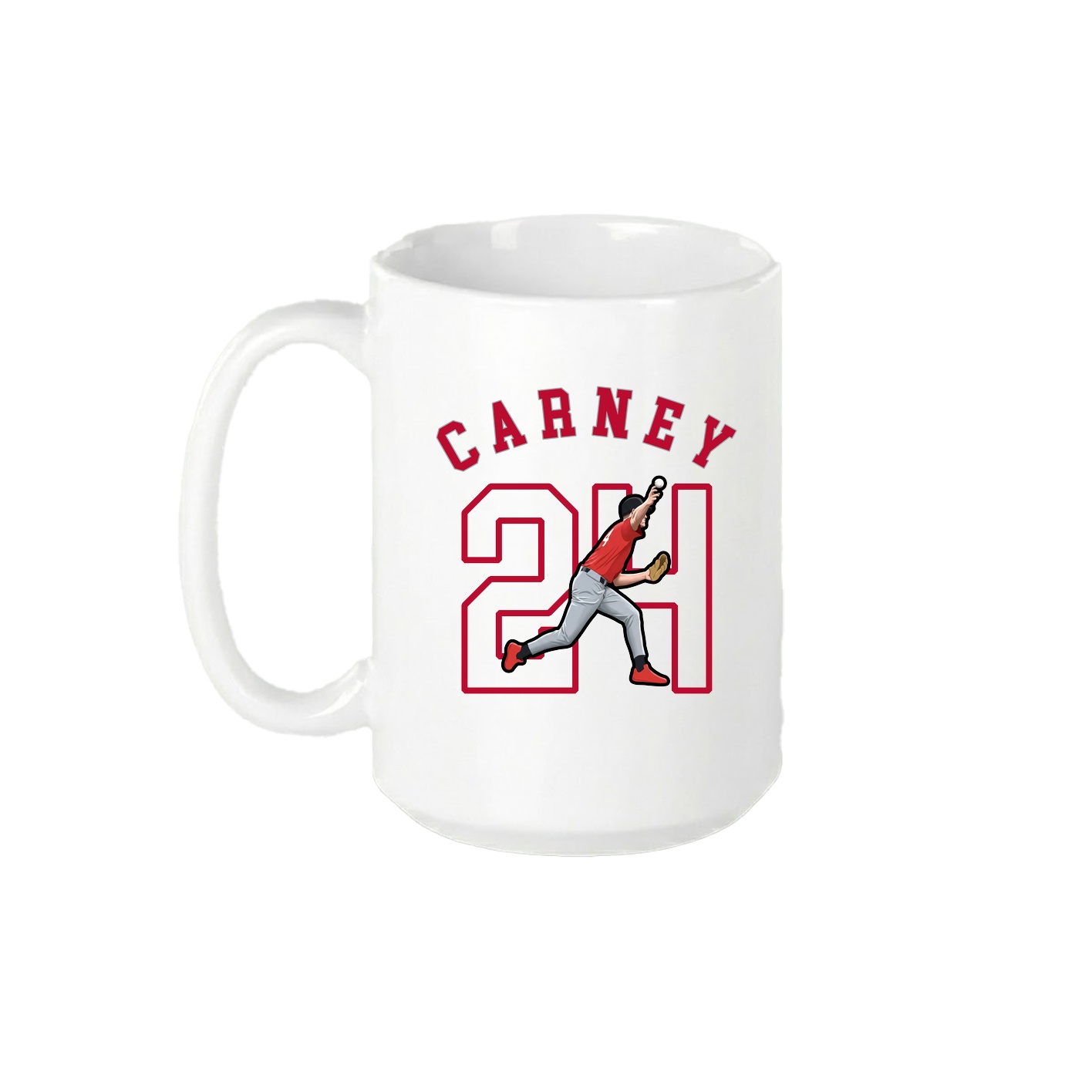 15oz Coffee Mug — Shirsey Arch in White