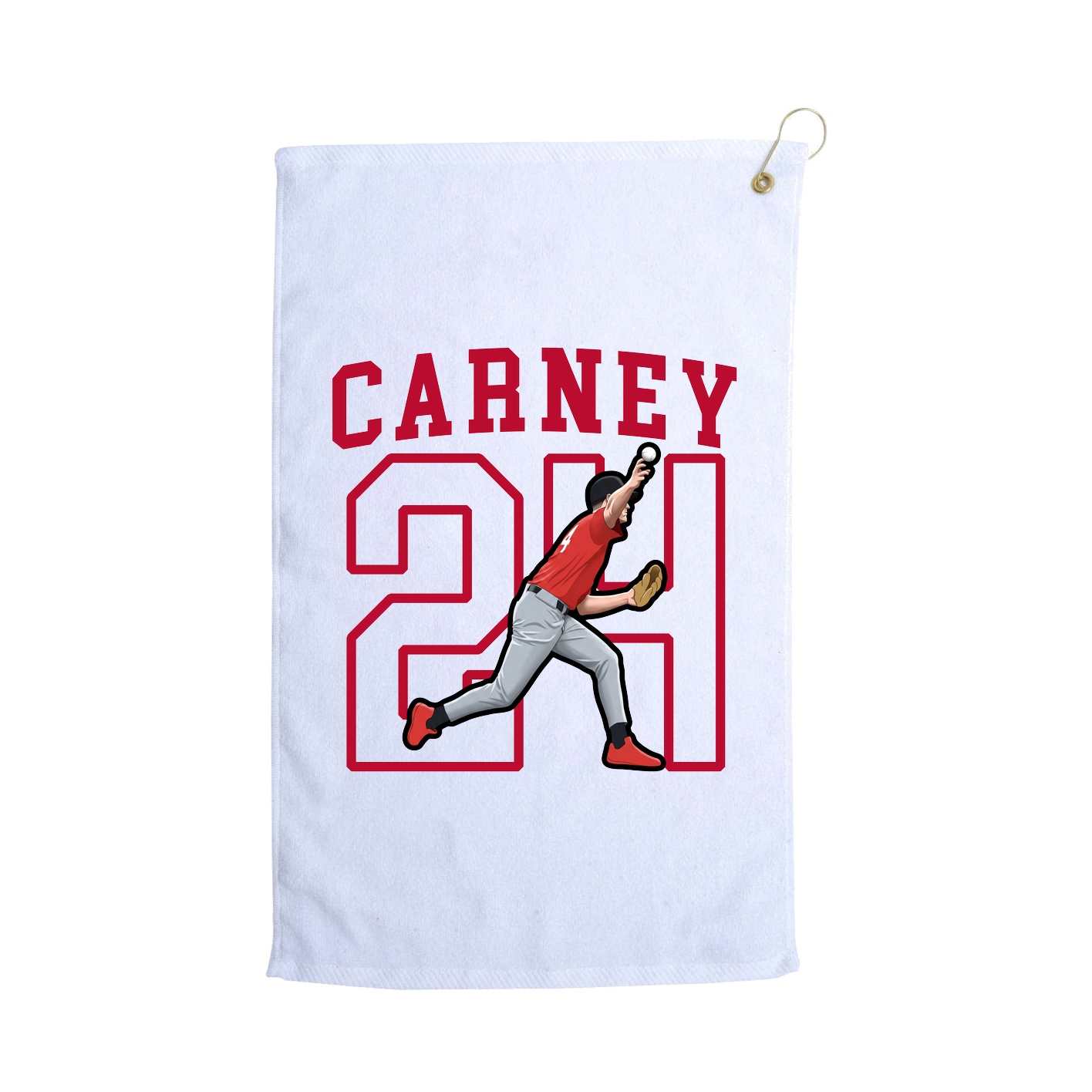 Golf Towel — Shirsey in White