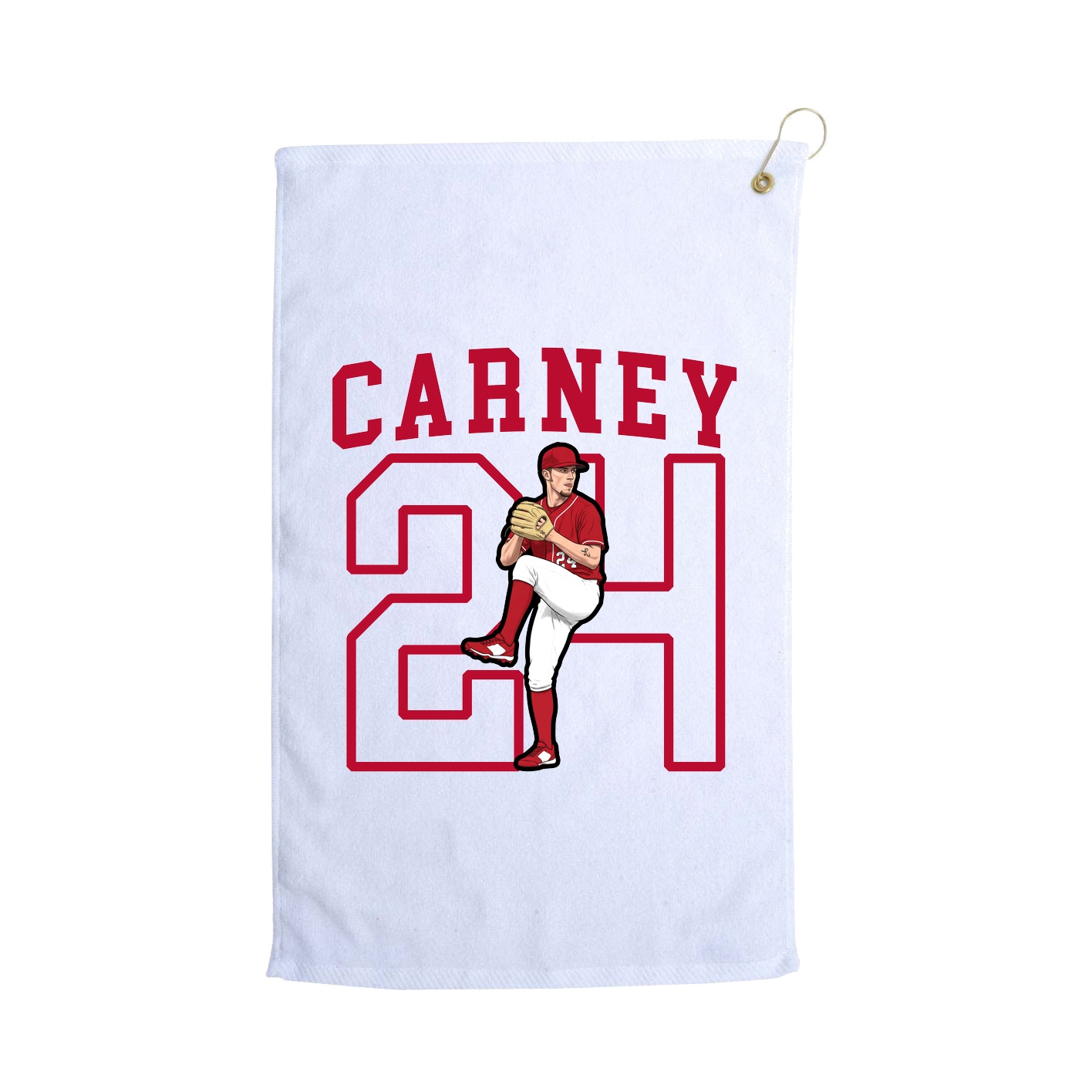 Golf Towel — Shirsey in White