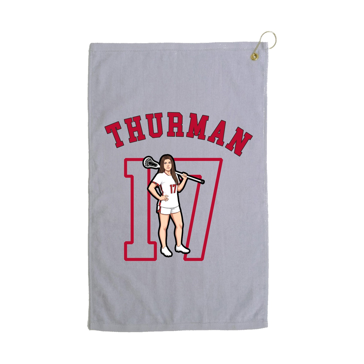 Golf Towel — Shirsey Arch in Grey
