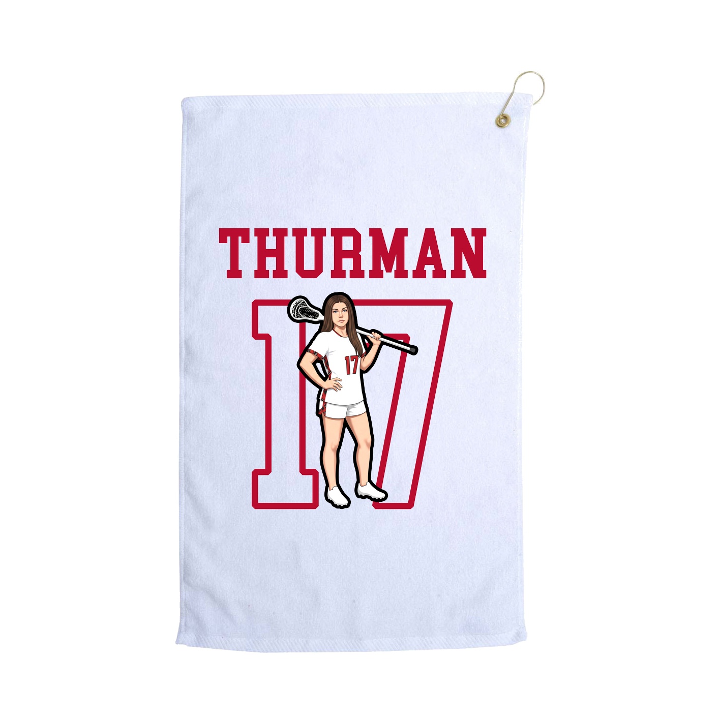 Golf Towel — Shirsey in White