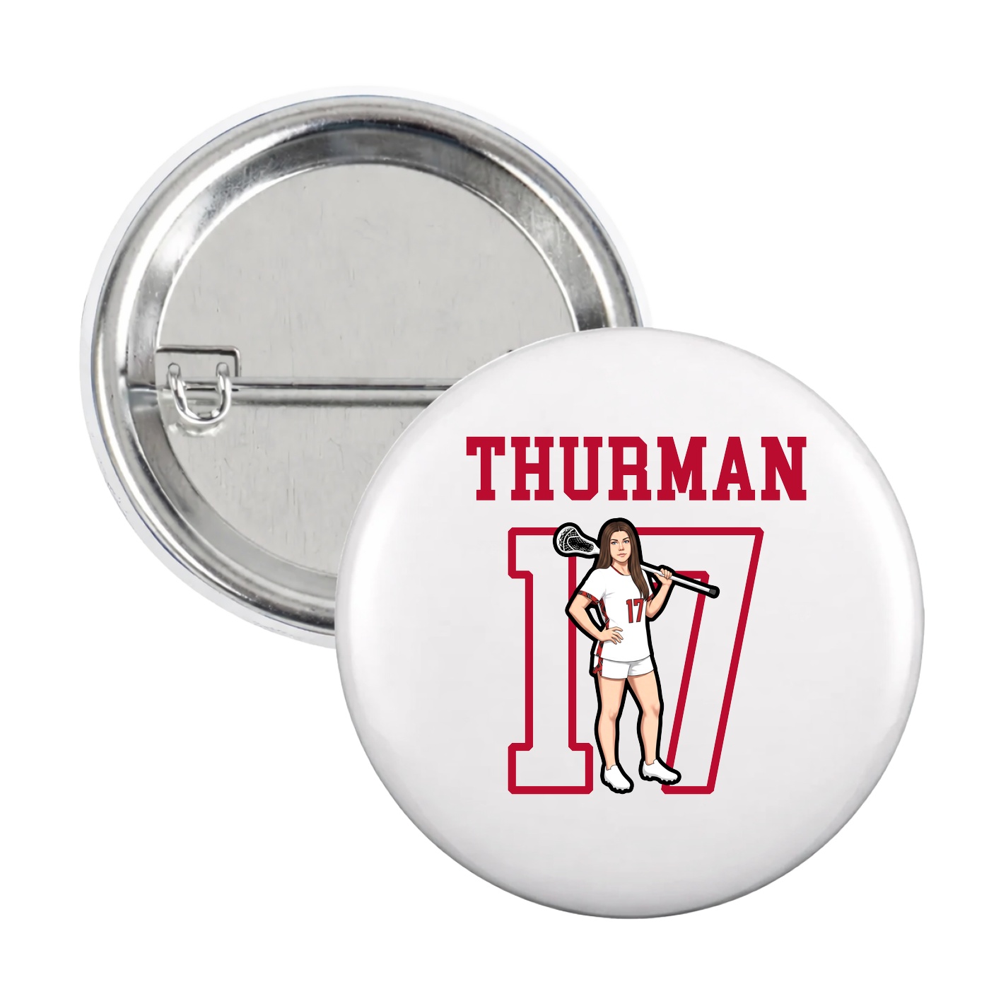Game Day Button — Shirsey in White