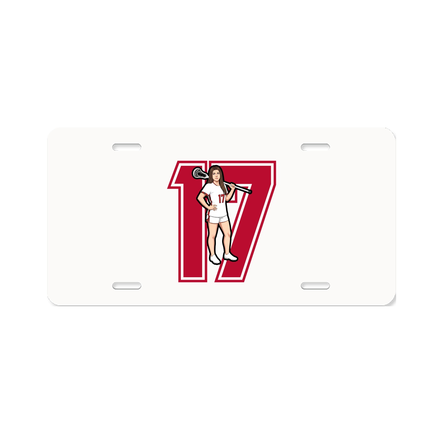 License Plate — Number in Classic