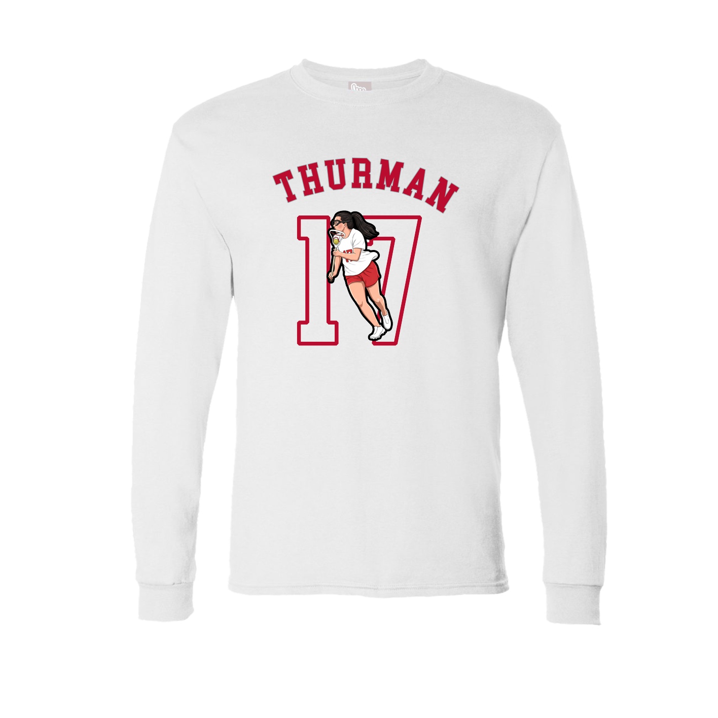 Long Sleeve Tee — Shirsey Arch in White