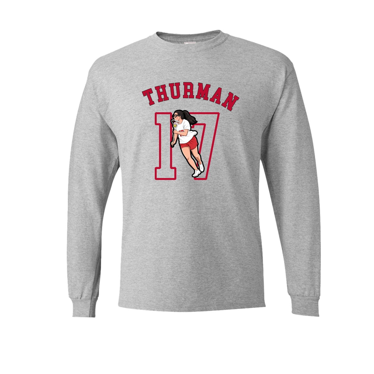Long Sleeve Tee — Shirsey Arch in Grey