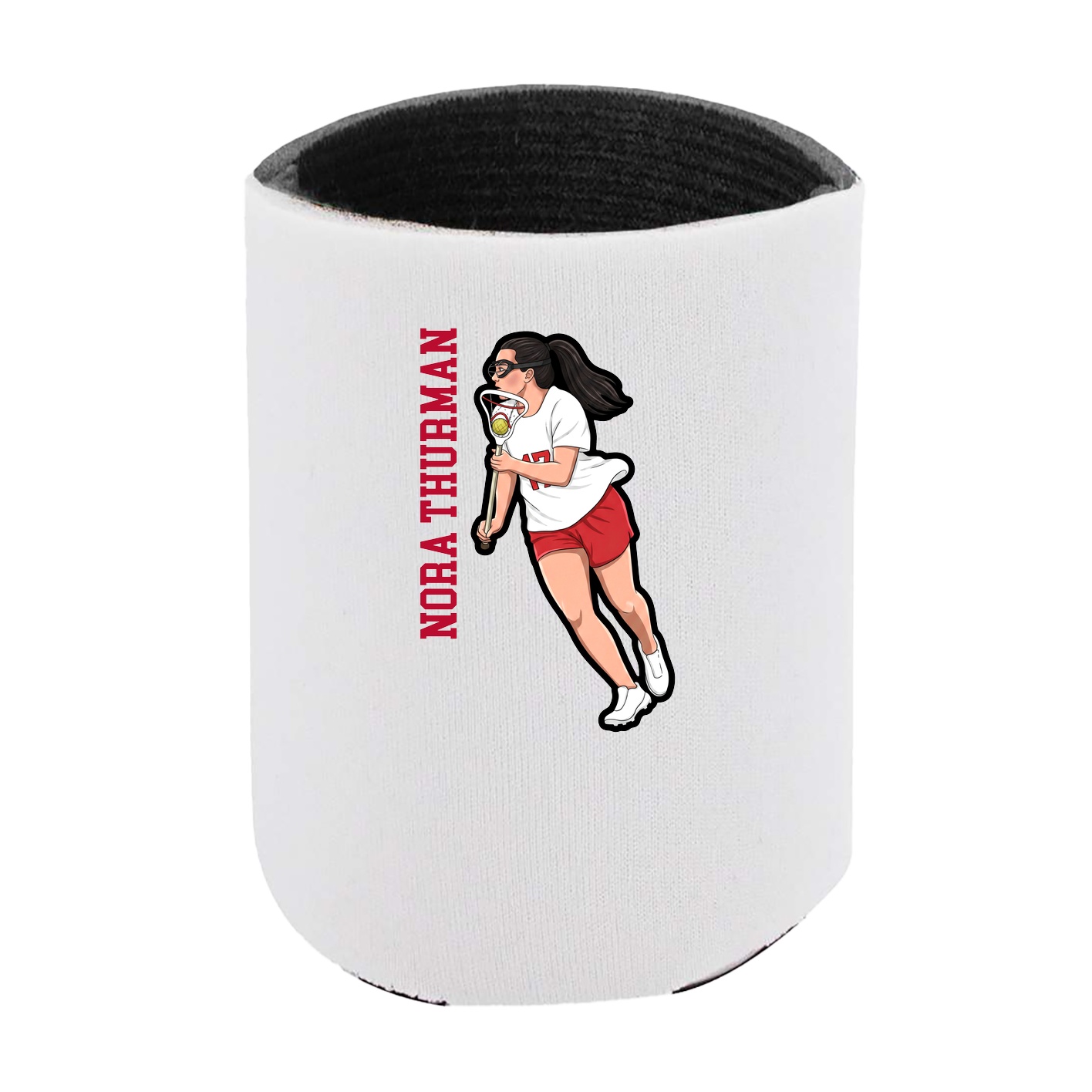 Can Holder — Name Vertical in White