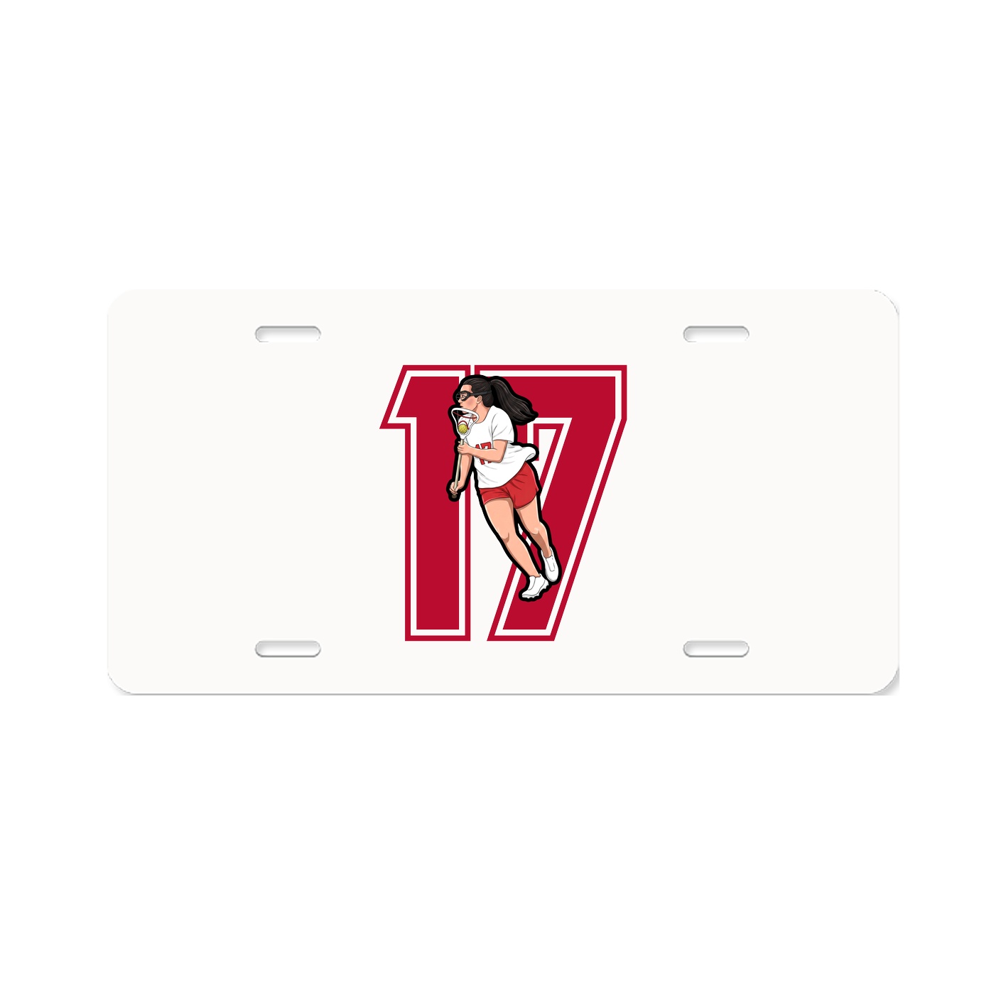 License Plate — Number in Classic