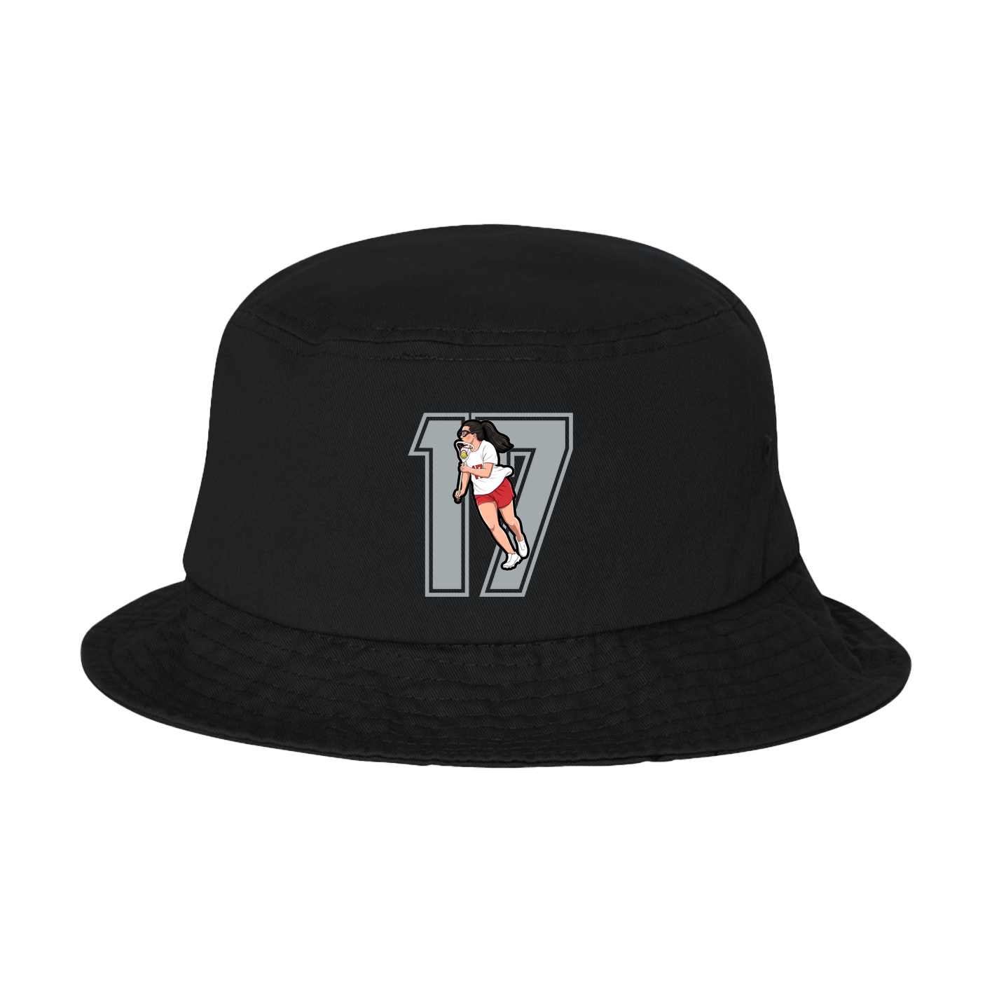 Bucket Cap — Number in Black