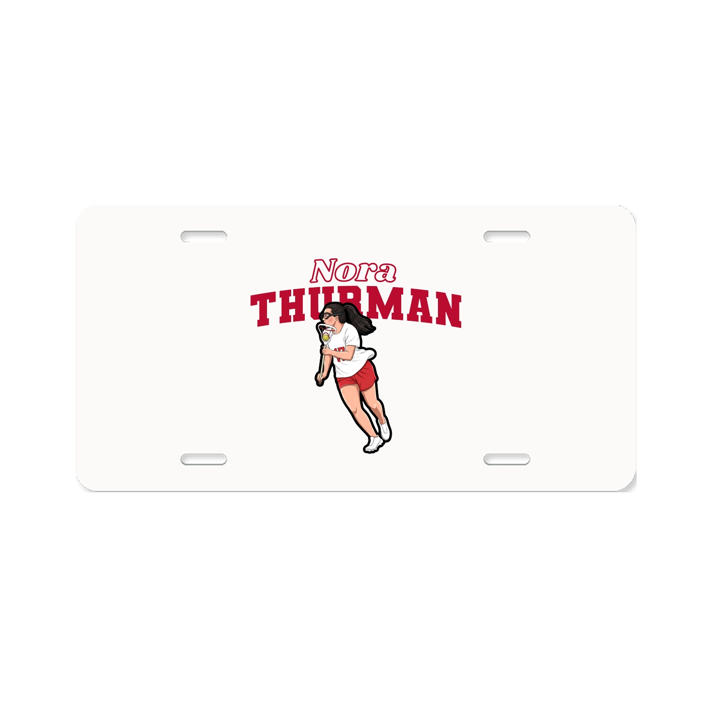 License Plate — Name Arch in Classic