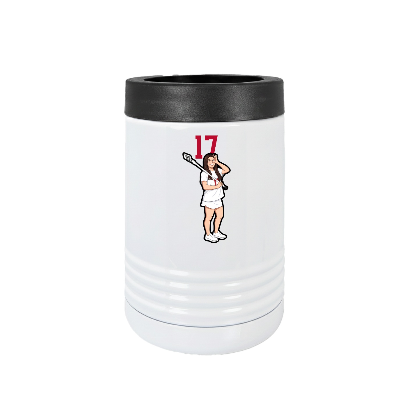 Beverage Holder — Number Top in White